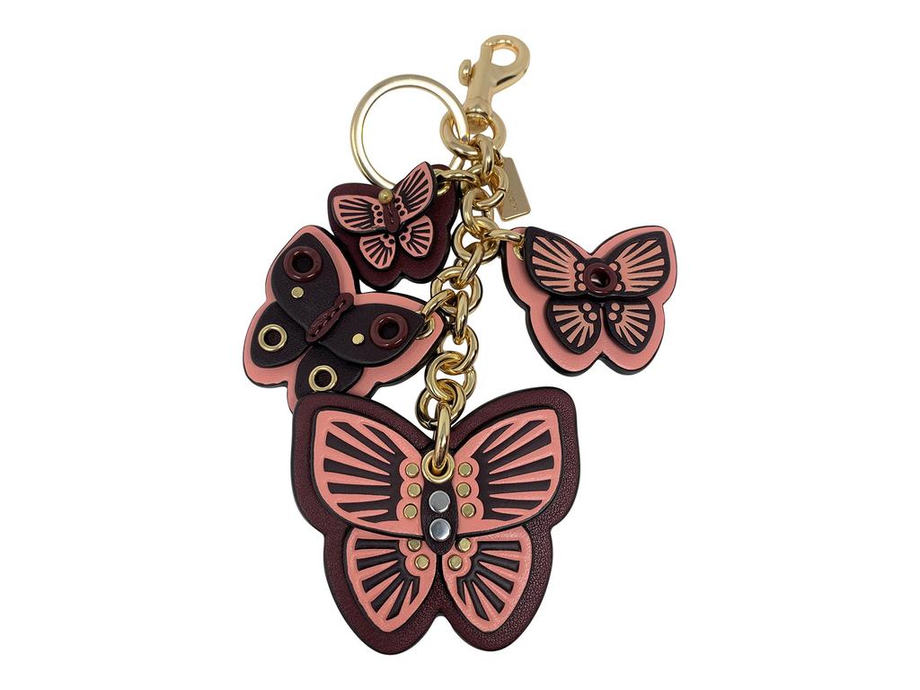 Coach Butterfly Cluster Bag Style Small Charm, No. 1674, Wine,