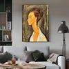 1pc Modern Amedeo Modigliani Painting  Poster Paper Print Home Bedroom Entrance Bar Cafe Art Painting Decoration