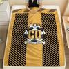 1PC Cambridge United Print Flannel Blanket, High Quality Comfortable for All Seasons, Home Decor, Warmth and Comfort, Perfect for Christmas Gifts