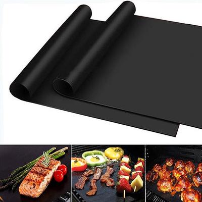 BBQ Grill Mat Non-stick Baking Mat Teflon Cooking Grilling Sheet 2PCS/Set Heat Resistance Wholesale