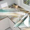 Decorative Waterproof and Moisture-proof Marble Modern Self-adhesive Wall Stickers Bedroom Living Room Kitchen Wallpaper