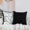 Nordic Simple Black and White Pillow Case Living Room Sofa Pillow Model Room Hotel B&B Home Cushion