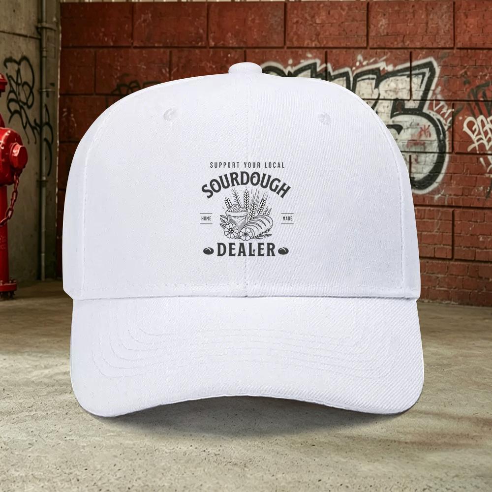 Pc Sourdough Dealer Outdoor Leisure Adjustable Blend Baseball Cap Lightweight Printed Womens Hat Support Your Local Sou