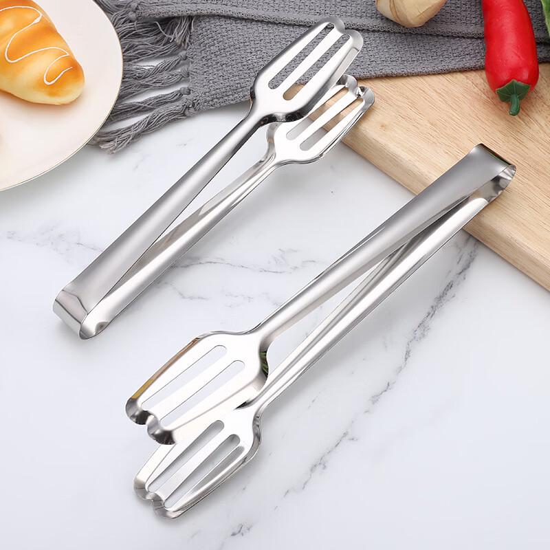 ZhiShi Large Gold Food Tongs Set