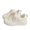 Niche casual pink transparent net platform white shoes women's summer new student sports shoes