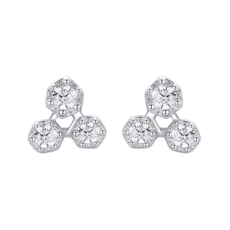 Tancise 925 Sterling Silver Zircon Earrings Drop Earrings For Women Wedding Party Gifts