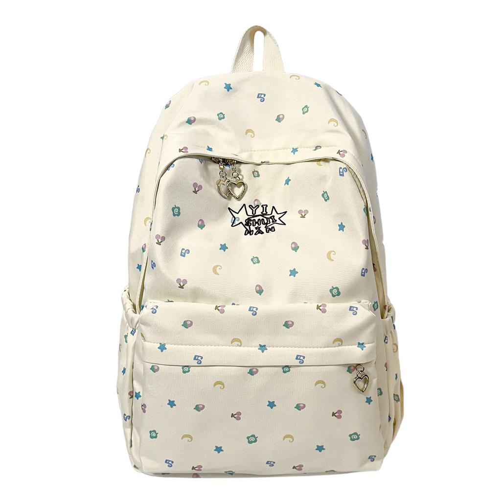 Schoolbag versatile Korean high-value sweet schoolbag for primary and secondary school students Girls heart backpack lightweight backpack for women