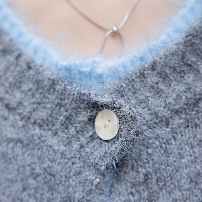 Mokana Color-Block Faux Two-Piece Knit Sweater