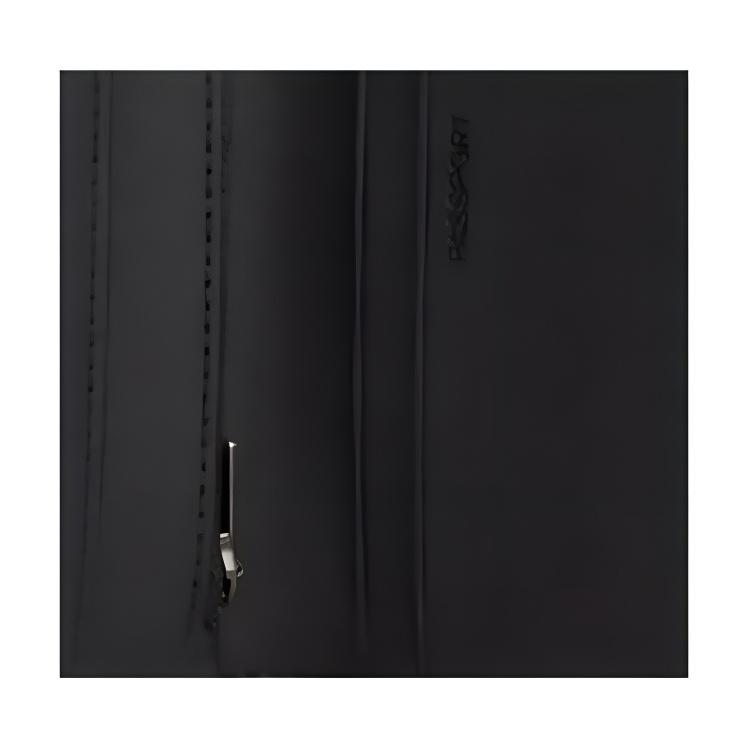 New COACH Coated Canvas Card Holder Mini Men's Black Gray CX878-QBGRM