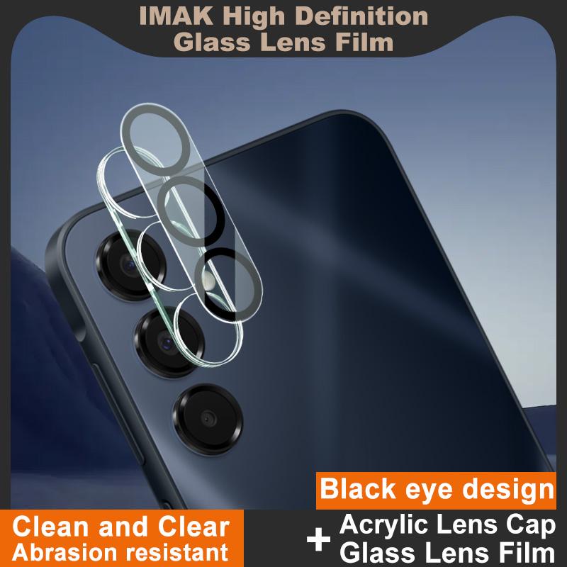 For Samsung Galaxy A16 4G 5G Glass IMAK High Definition Integrated Glass Lens Film Black Eye Design