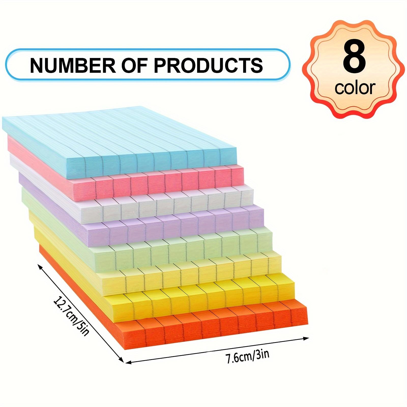

200 листов цветных карточек 3x5, двухсторонние чистые карточки для заметок, карточки для изучения 3x5 в линейку, карточки для заметок (8 цветов) 200 Sheets светло-зеленый