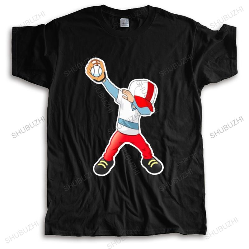 man luxury brand vintage t shirt short sleeve Funny Baseballer Baseballer Dab cotton fashion t-shirt for him plus size teeshirt