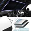 Front Windshield Sunshade fit for 2015-2024 Mini Cooper Cooper S Hardtop 4 Door Foldable Car Shade Automotive Windshield Sunshades Mini Cooper