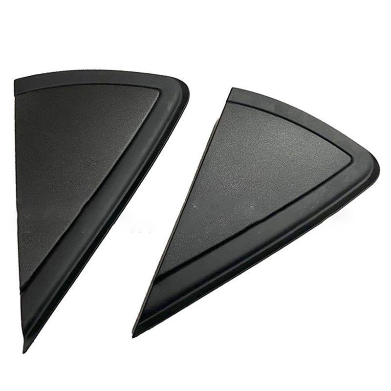 A28G-For Polo 6R 6C 2011-2018 1 Pair Car Mirror Triangle Molding Trim Cover Part Numbers 6R0853273A 6R0853274A