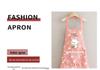 Soft, Comfortable, Cute, Stain & Dirt-Resistant Waist Apron for Home Kitchen and Workshop