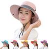 Vissersmuts Bucket Sneldrogend Snel Paardenstaart Lekkend Met Rand Grote Dames Petten Hoeden Vissers Buiten Casual Pet Zonbescherming Hoed