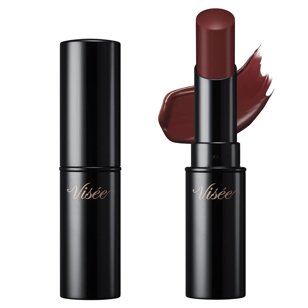 Visee (Visee) Tiefrotes Rouge RD450 "Goldfisch-Rouge" Lip Tint - Semitransparentes Finish, Glänzend, Angereichert mit Serum, 3,8g