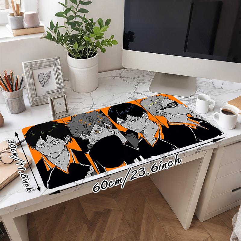 1PC Anime characters Large Durable Mouse Pad Suitable for Office Desks, Gaming Desktops.Non-Slip Back P61