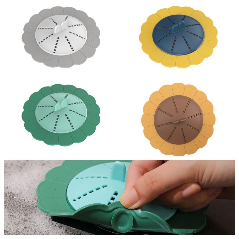 Hair Catcher Floor Drain Cover Deodorant Drain Plug Anti-clogging Sink Filters  Toilet