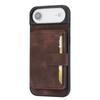 For iPhone Air Case Wallet Card Slot TPU+PU Leather Back Phone Cover