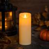 Rechargeable Electronic Candles for Halloween Decor, Flameless Battery Powered Candles for Home Party and Holiday Tabletop Decoration