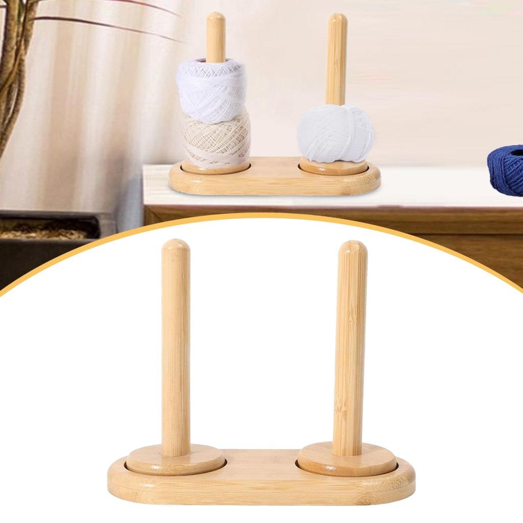 Yarn Holder Stand Yarn Rolling Holder Crafting Supplies Detachable Stable Rotating Sturdy Sewing Accessories Wool Ball Holder