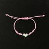Adjustable Braided Bracelet Comfortable Glowing Heart Bracelet Lucky Knot Bracelet Love Heart Jewelry For Special