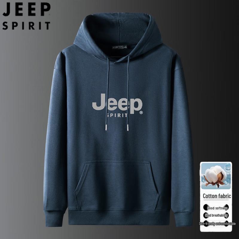 JEEP SPIRIT Men's Hooded Graphic Sweatshirt