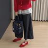 Cowhide Version~ Korean Version of Round Head, Beautiful Mary Jane Shoes, Pulled Cowhide Shallow Mouth Flats, Red Single Shoes for Women