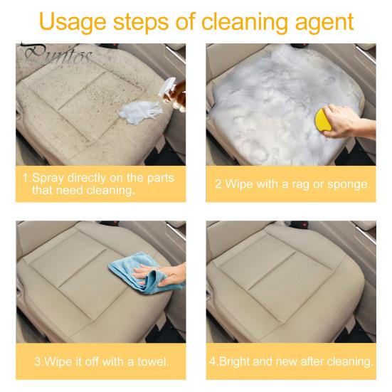 60ml Καθαριστικό αφρού εσωτερικού αυτοκινήτου Φιλικό προς το περιβάλλον Ταπετσαρία Ταπετσαρίας Dash Vinyl Leather Lake Desh Πολυλειτουργικό καθαριστικό αφρού