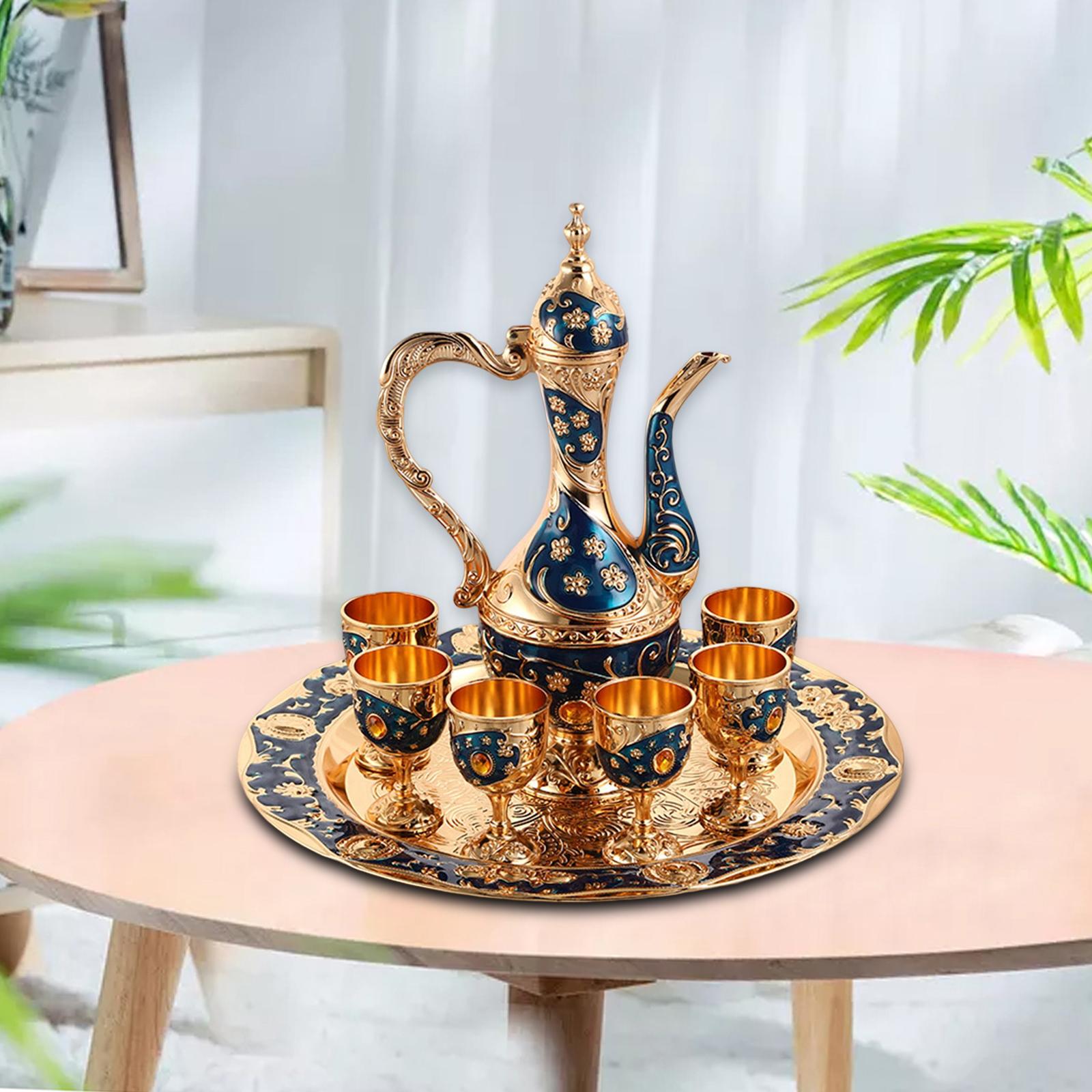 Luxury Turkish Coffee Pot Set 6