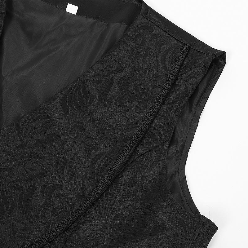 2024 Men's European & American Steampunk Victorian Pleated Medieval Shirt