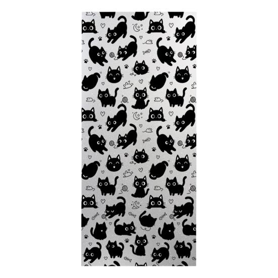 Frosted Glass Window Film Static Cling Multiple Patterns Privacy Decal for Bathroom Self-Adhesive UV Blocking Light Transmitting Insulation Window E