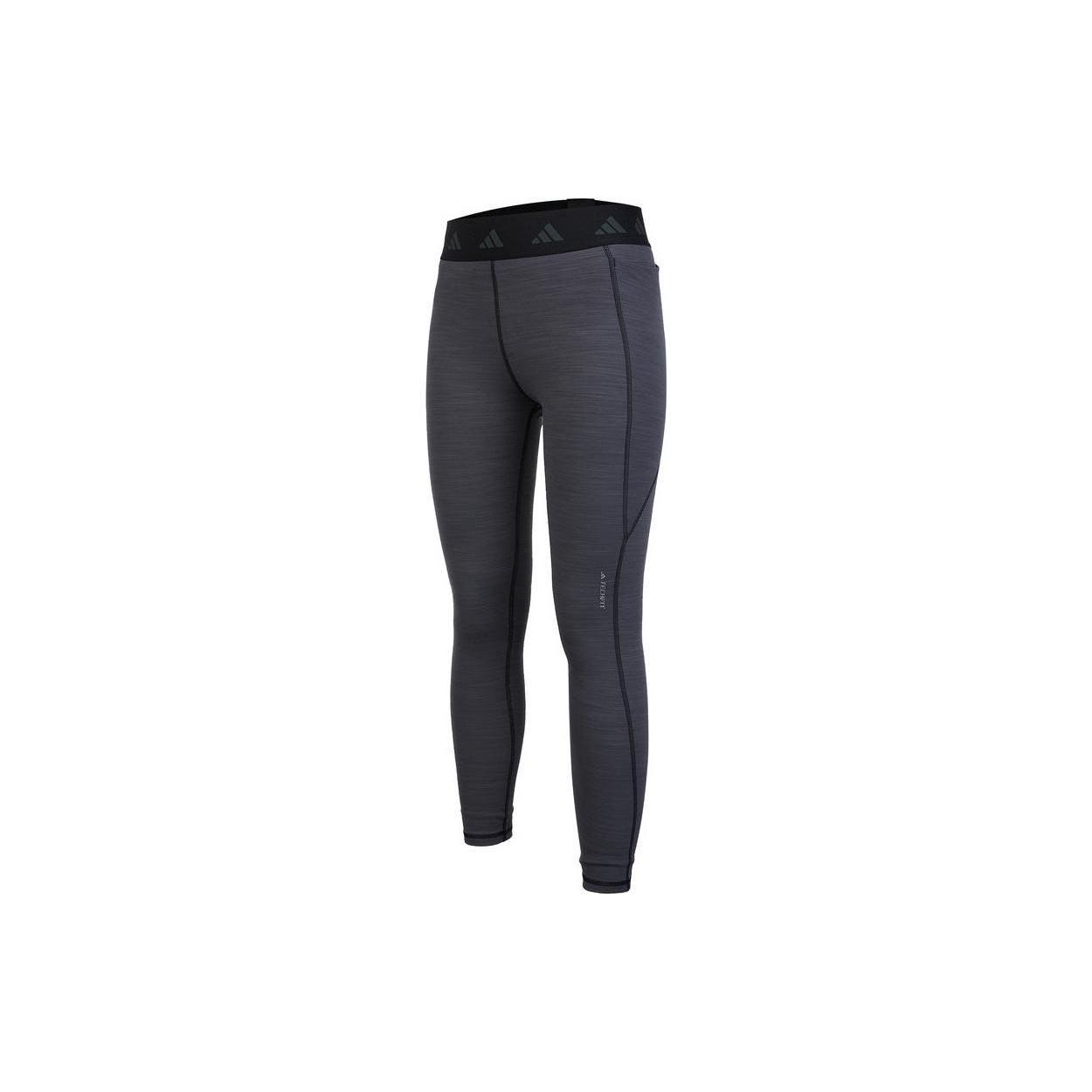(WMNS) adidas Techfit Brushed Full Length Leggings Asia Sizing Black Women s HS8758 M