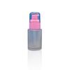 Bouteille Pompe en Verre Dépoli 30 ml Bouteille Vide pour Fond de Teint Contenant Rechargeable Portable pour Voyage Maquillage