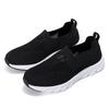 A new slip-on casual shoes mesh cloth breathable fashion soft sole outdoor sports students light running shoes