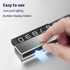 Car Phone Number Temporary Car Parking Card Plate Luminous Phone Number Holder Hidden Parking Telephone Number Plate Accessories