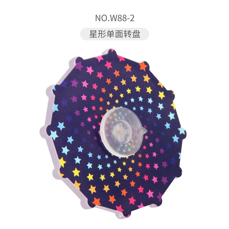 Double-sided Colorful Fidget Spinner Rainbow-colored Finger Spinner Stress-relief Toy Gift