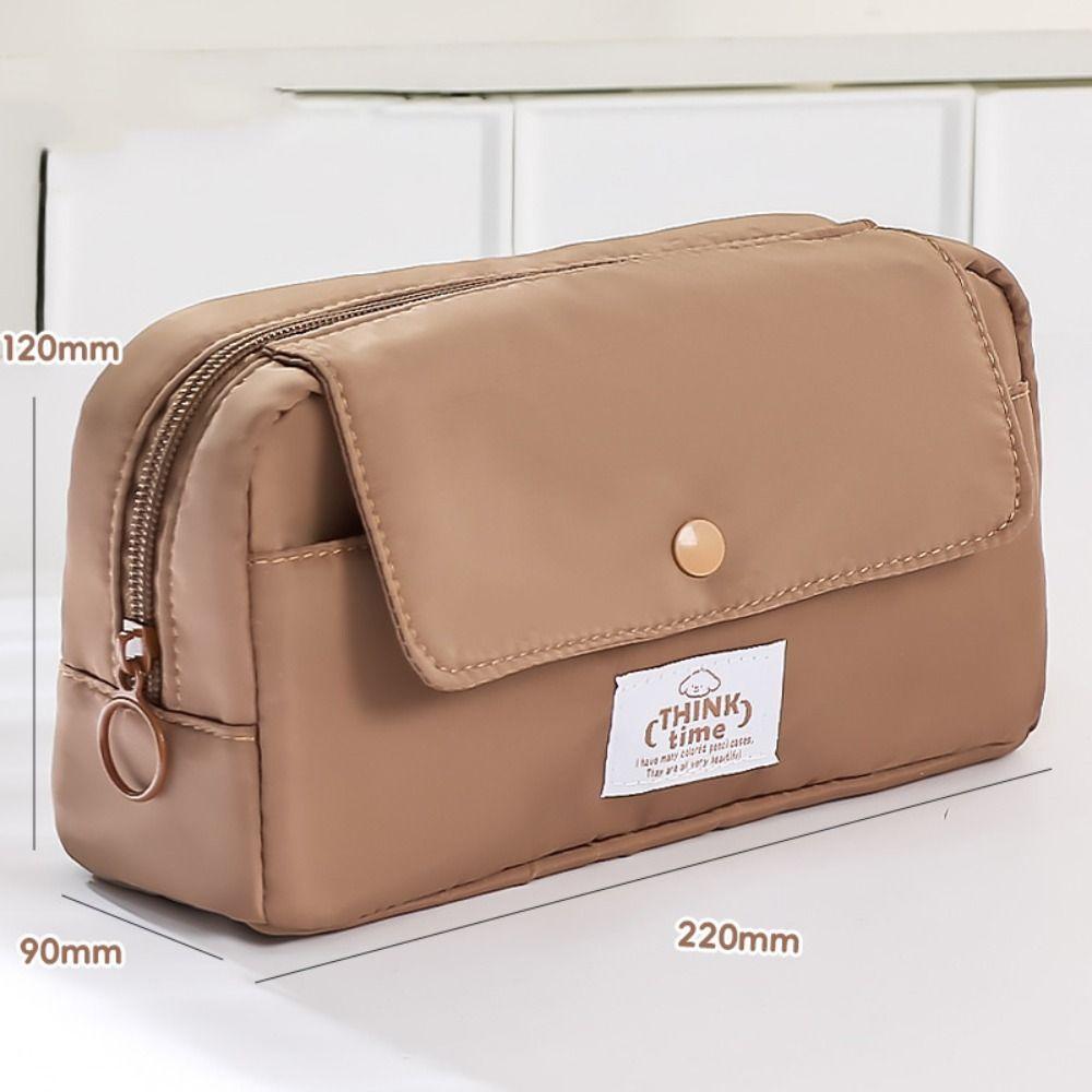 

Multilayer Pencil Case Dirt-resistant Pen Box Portable Stationery Organizer Gift