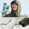 Semir Men's Colorblock Outdoor Hooded Windproof Jacket
