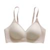 Langsha Underwear Women's Summer Thin Ice Silk Breathable and Seamless Small Breasts Gather Bras Without Steel Rings
