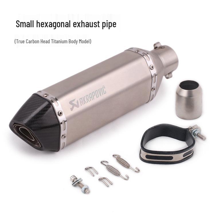 Hexagonal Exhaust Pipe for Motorcycles: Ninja 250, CBR500R, R3, GSX1000