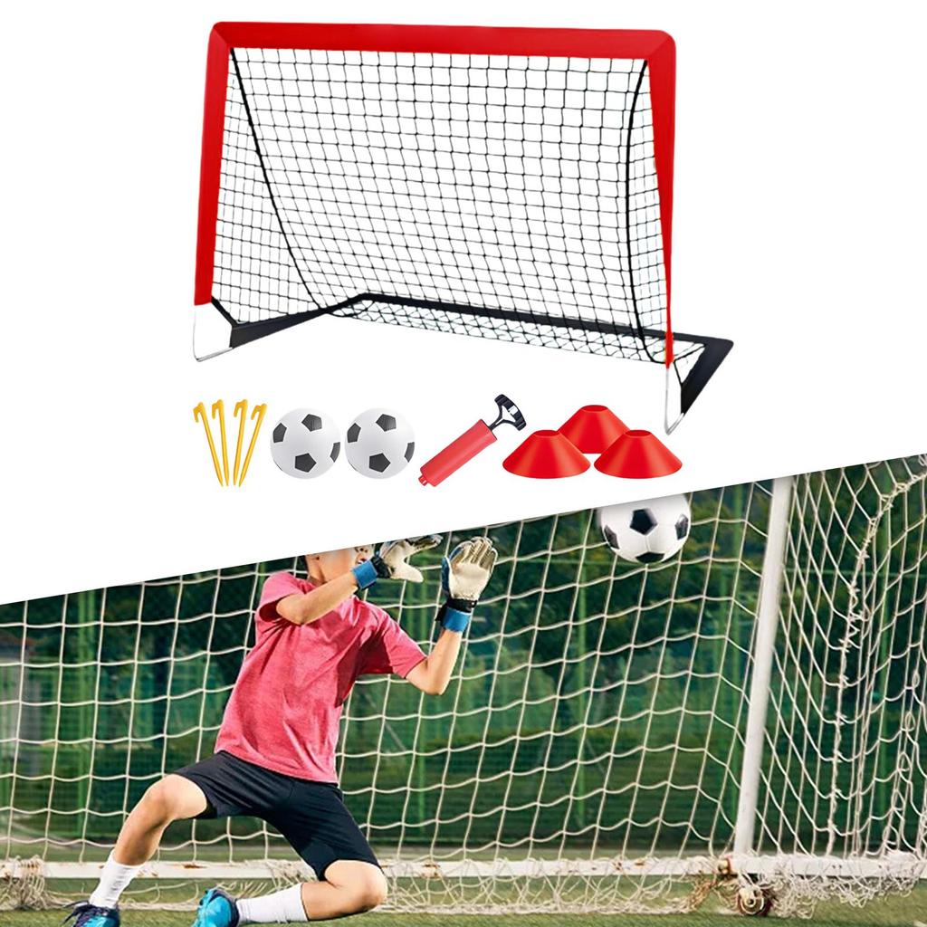 Soccer , Quick Setup, Portable Net for Backyard Fun