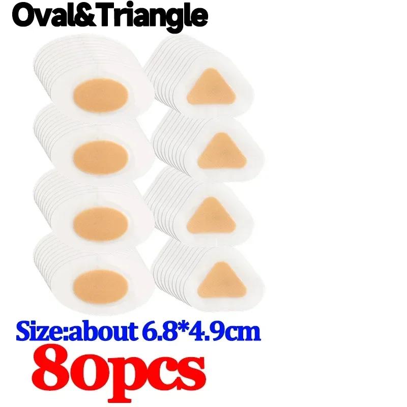100pcs Gel Heel Protector Foot Patches Adhesive Blister Pad Heel Liner Shoes Stickers Pain Relief Plaster Foot Care Cushion Grip