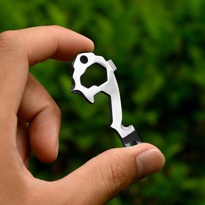 1PC Outdoor Mini Tools Multi-Function EDC Tools Key Ring Bottle Opener Screwdriver Multi-Purpose Outdoor Gadgets