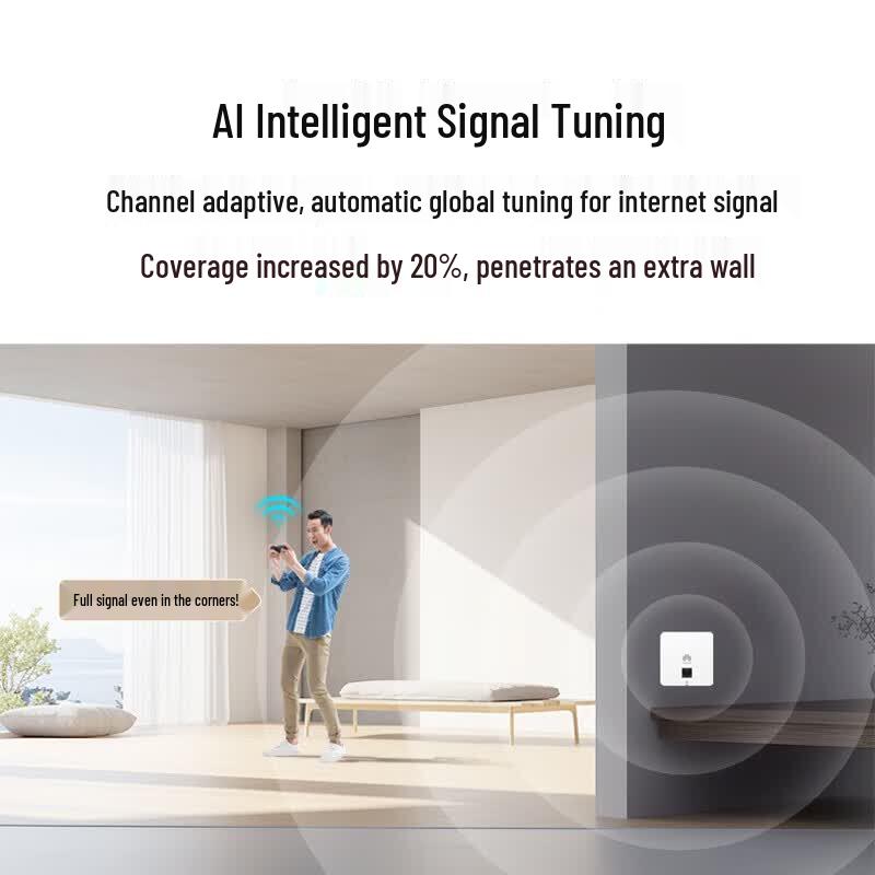 Huawei Kunling Wi-Fi 6 Wall-Plate Access Point AP162E (CN Version)