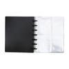 Mushroom Hole Card Collection Book Solid Colour Insert Loose-leaf Album 3 Inch Four-panel Photo Postcard Storage and Sorting