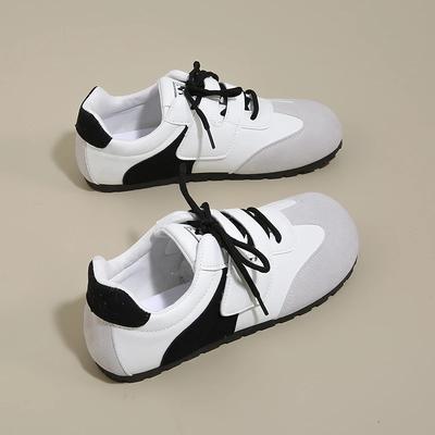 Autumn New Trend Women's Casual Shoes College Style Wide Toe Soft Comfortable Flat Shoes Outdoor Casual Sports Shoes