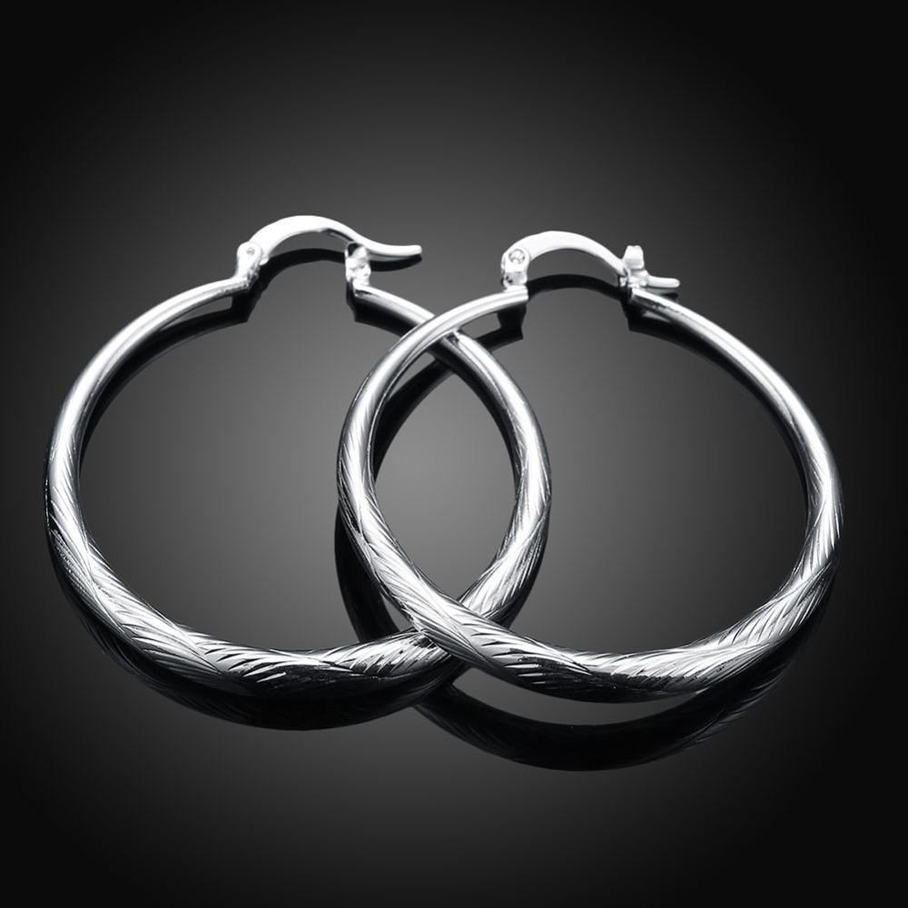 New Fashion Copper Plated Jewelry Women's Earrings Fashion Earhook Accessories Trendy  Big Hoop Earrings Cheap