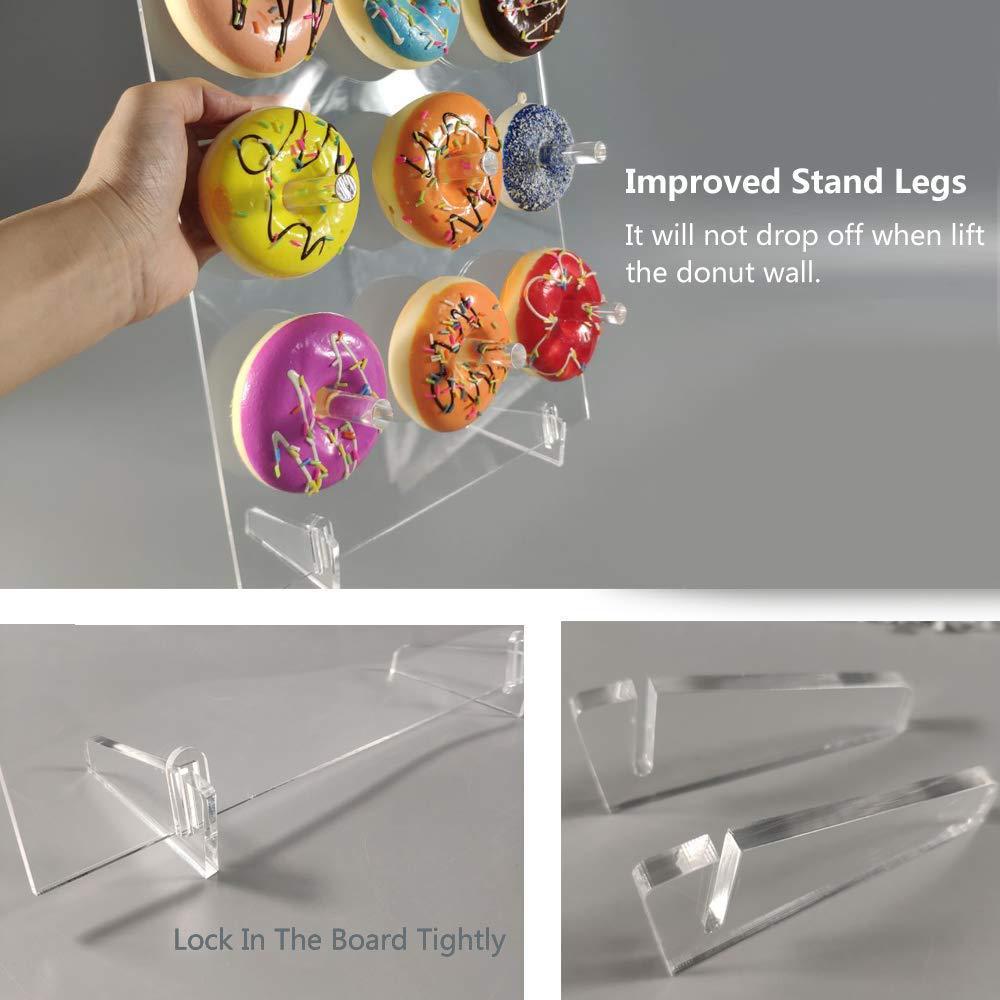 Acrylic Donut Holder Wedding Birthday Partiy Cake Holder Transparent Ornament Acrylic Donut Holder